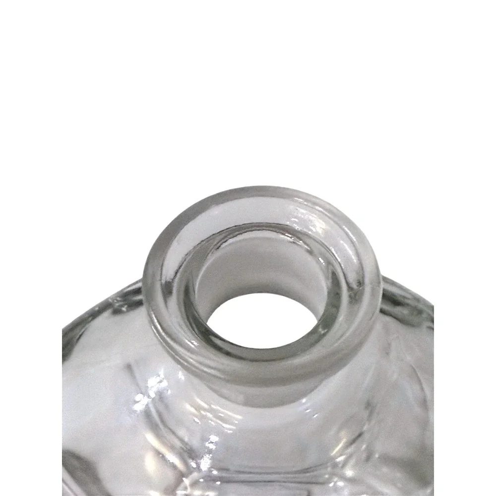 Paksh Novelty Capitol Decanter 23.75 oz Clear Glass Whiskey Bottle with Stopper